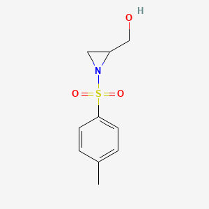 molecular formula C10H13NO3S B1654153 2-Aziridinemethanol, 1-[(4-methylphenyl)sulfonyl]- CAS No. 210972-39-7