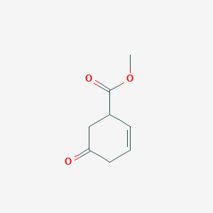 molecular formula C8H10O3 B165418 Methyl 5-oxocyclohex-2-ene-1-carboxylate CAS No. 134241-95-5