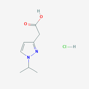 2-[1-(Propan-2-yl)-1H-pyrazol-3-yl]acetic acid hydrochloride