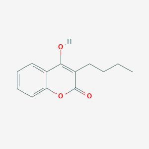 molecular formula C13H14O3 B1654197 3-Butyl-4-hydroxy-2H-1-benzopyran-2-one CAS No. 21315-30-0