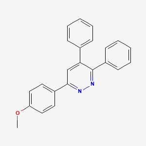 6-(4-Methoxyphenyl)-3,4-diphenylpyridazine