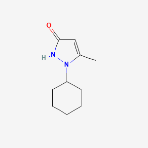 1-Cyclohexyl-5-methyl-2H-pyrazol-3-one