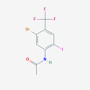 N-Acetyl 5-bromo-2-iodo-4-(trifluoromethyl)aniline