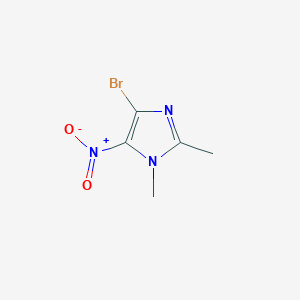 molecular formula C5H6BrN3O2 B1654229 4-Bromo-1,2-dimethyl-5-nitroimidazole CAS No. 21431-58-3