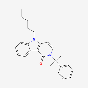 molecular formula C25H28N2O B1654246 Cumyl-pegaclone CAS No. 2160555-55-3