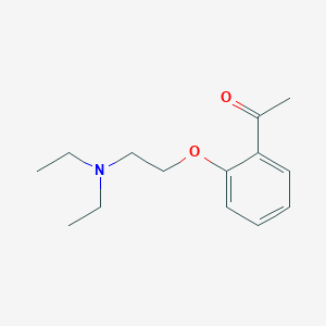 molecular formula C14H21NO2 B1654264 Acetophenone, 2'-(2-(diethylamino)ethoxy)- CAS No. 2175-79-3