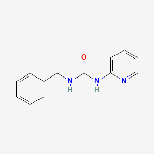 molecular formula C13H13N3O B1654273 1-Benzyl-3-pyridin-2-ylurea CAS No. 21780-59-6