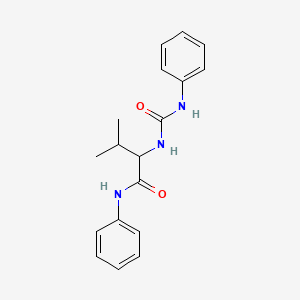 3-methyl-N-phenyl-2-(phenylcarbamoylamino)butanamide