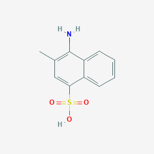 molecular formula C11H11NO3S B1654290 4-Amino-3-methylnaphthalene-1-sulfonic acid CAS No. 2191-03-9