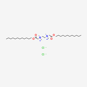 Ethylenebis((carboxymethyl)dimethylammonium), dichloride, didodecyl ester