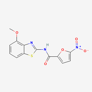 2-Furancarboxamide, N-(4-methoxy-2-benzothiazolyl)-5-nitro-
