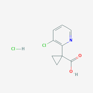 1-(3-Chloropyridin-2-yl)cyclopropanecarboxylic acid hydrochloride