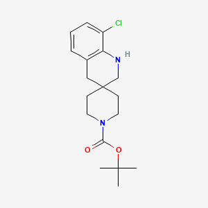 Tert-butyl 8'-chloro-2',4'-dihydro-1'H-spiro[piperidine-4,3'-quinoline]-1-carboxylate