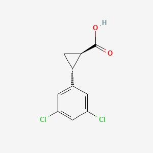 (1R,2R)-2-(3,5-dichlorophenyl)cyclopropane-1-carboxylic acid