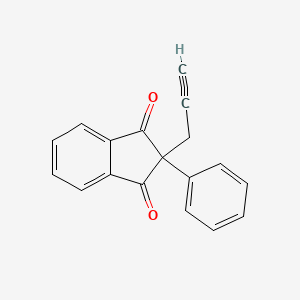 1H-Indene-1,3(2H)-dione, 2-phenyl-2-(2-propynyl)-