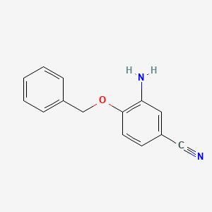 3-Amino-4-(benzyloxy)benzonitrile