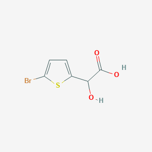 molecular formula C6H5BrO3S B1654328 (5-Bromothienyl-2)glycolic acid CAS No. 22098-19-7