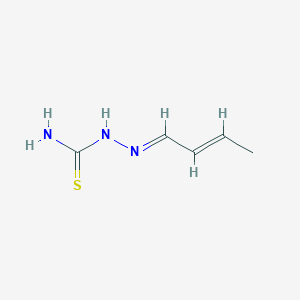molecular formula C5H9N3S B1654332 Crotonaldehyde thiosemicarbazone CAS No. 22113-96-8