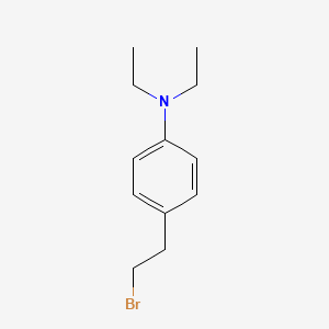molecular formula C12H18BrN B1654333 4-(2-Bromoethyl)-N,N-diethylaniline CAS No. 221161-35-9