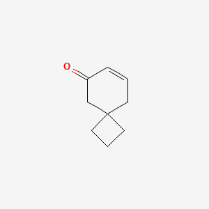 molecular formula C9H12O B1654335 螺[3.5]壬-7-烯-6-酮 CAS No. 221342-49-0