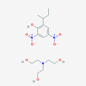molecular formula C16H27N3O8 B165434 敌草松-三羟甲基氨基甲烷 CAS No. 6420-47-9