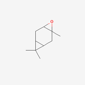 molecular formula C10H16O B1654352 3,8,8-Trimethyl-4-oxatricyclo[5.1.0.03,5]octane CAS No. 2225-98-1