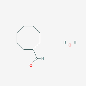 B1654357 Cyclooctanecarbaldehyde hydrate CAS No. 2227107-84-6