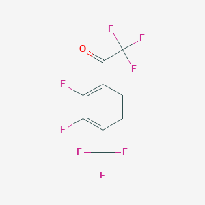 B1654363 1-(2,3-Difluoro-4-(trifluoromethyl)phenyl)-2,2,2-trifluoroethan-1-one CAS No. 2227272-56-0