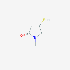 molecular formula C5H9NOS B1654367 1-Methyl-4-sulfanylpyrrolidin-2-one CAS No. 222856-41-9