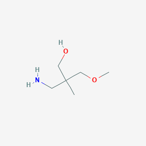 molecular formula C6H15NO2 B1654370 3-Amino-2-(methoxymethyl)-2-methylpropan-1-ol CAS No. 2230802-49-8