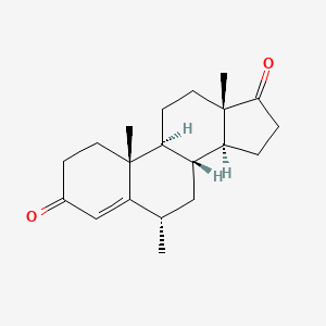 molecular formula C20H28O2 B1654378 6alpha-Methylandrostenedione CAS No. 2241-94-3