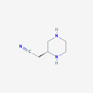 (R)-2-(piperazin-2-yl)acetonitrile