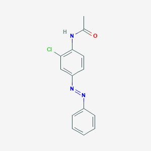 n1-[2-Chloro-4-(2-phenyldiaz-1-enyl)phenyl]acetamide
