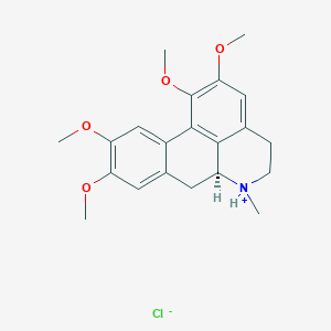 molecular formula C21H26ClNO4 B1654402 Glaucine hydrochloride CAS No. 2269-06-9