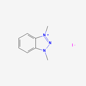 molecular formula C8H10IN3 B1654405 1,3-Dimethylbenzotriazolium iodide CAS No. 22713-35-5