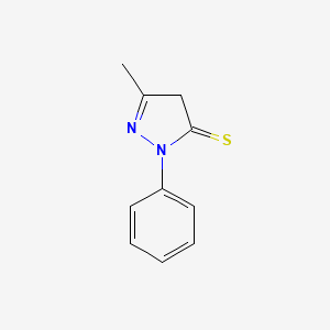 5-Methyl-2-phenyl-2,4-dihydro-3H-pyrazole-3-thione