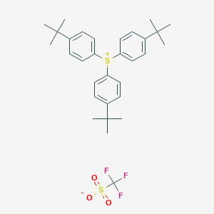 molecular formula C31H39F3O3S2 B165441 三（4-叔丁基苯基）磺鎓三氟甲磺酸盐 CAS No. 134708-14-8
