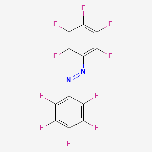 molecular formula C12F10N2 B1654413 Azobenzene, decafluoro- CAS No. 2285-06-5