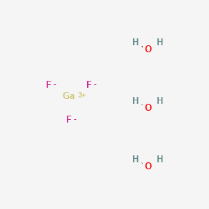 molecular formula F3GaH6O3 B1654416 Gallium trifluoride trihydrate [MI] CAS No. 22886-66-4