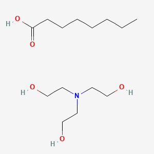 Octanoic acid triethanolamine salt