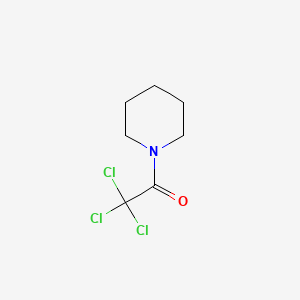 molecular formula C7H10Cl3NO B1654424 Piperidine, 1-trichloroacetyl- CAS No. 2296-53-9