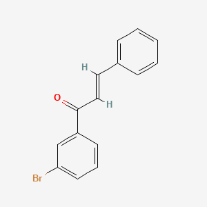 molecular formula C15H11BrO B1654425 (E)-1-(3-bromophenyl)-3-phenylprop-2-en-1-one CAS No. 22966-26-3