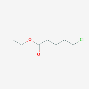 molecular formula C7H13ClO2 B1654447 Pentanoic acid, 5-chloro-, ethyl ester CAS No. 2323-81-1