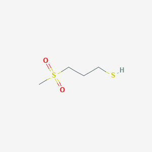molecular formula C4H10O2S2 B1654454 3-(Methylsulfonyl)propane-1-thiol CAS No. 232944-40-0