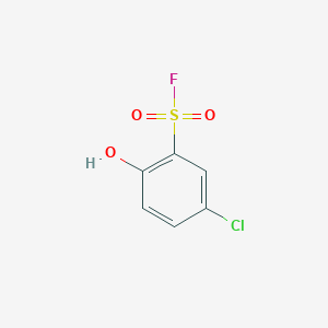 Benzenesulfonylfluoride, 5-chloro-2-hydroxy-