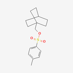 molecular formula C16H22O3S B1654467 Bicyclo[2.2.2]oct-1-ylmethyl 4-methylbenzene-1-sulfonate CAS No. 2346-03-4