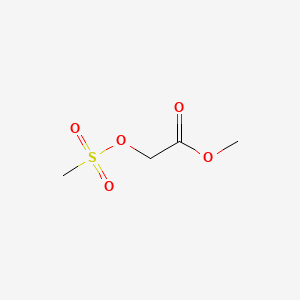 molecular formula C4H8O5S B1654478 Glycolic acid, methyl ester, methanesulfonate CAS No. 23550-26-7