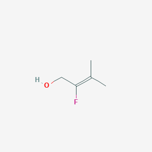 molecular formula C5H9FO B1654480 2-Fluoro-3-methylbut-2-en-1-ol CAS No. 2356-08-3