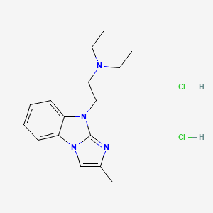 9-(2-(Diethylamino)ethyl)-2-methyl-9H-imidazo(1,2-a)benzimidazole dihydrochloride