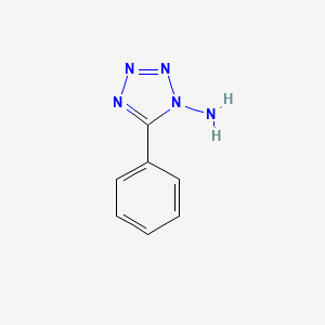 molecular formula C7H7N5 B1654483 5-Phenyl-1H-tetrazol-1-amine CAS No. 23579-46-6